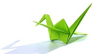 Cómo hacer una Grulla de Origami  Paso a Paso [upl. by Eikcid]