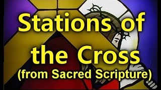 The Stations of the Cross from Scripture [upl. by Aknaib]