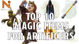 Top 10 DampD 5e Artificer Magic Items  Nerd Immersion [upl. by Niliram]