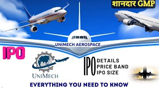 Unimech Aerospace and Manufacturing Ltd IPO Review  Unimech Aerospace IPO Full Details  IPO News [upl. by Tut971]