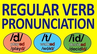 REGULAR VERBS PRONUNCIATION 23 06 2013 [upl. by Navis]