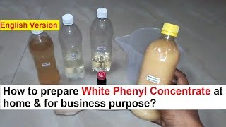 White Phenyl Concentrate Making  100 Real Formula [upl. by Joeann]