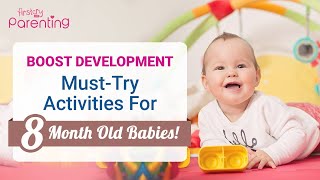 10 Best Developmental Activities for 8MonthOld Baby  Baby Developmental Activities [upl. by Haldis]