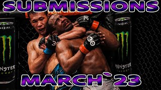 MMA submissions March 2023 [upl. by Dagna]