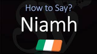 How to Pronounce Niamh CORRECTLY Irish Names Pronunciation [upl. by Mahtal]