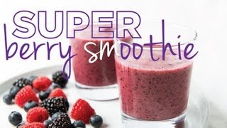 Super Berry Smoothie  The Hot Plate [upl. by Kirimia375]