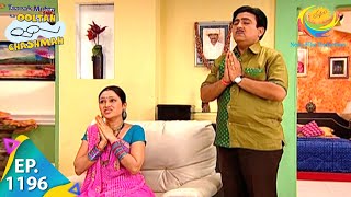 Taarak Mehta Ka Ooltah Chashmah  Episode 1196  Full Episode [upl. by Giana823]