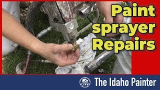 Airless Sprayer Disaster Repair Your Sprayer in 8 Minutes [upl. by Sheilah]