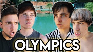 THE TRAP HOUSE POOL OLYMPICS  Colby Brock [upl. by Lledrev]