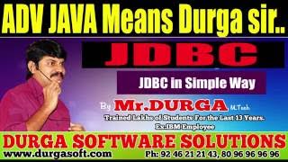 JDBC in Simple Way By Durga Sir [upl. by Lucius]