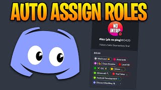 Auto Assign Roles to New Users on Discord [upl. by Akiehsat]