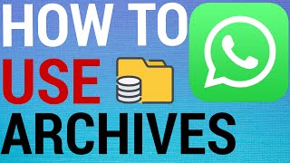 How To Archive amp UnArchive on WhatsApp [upl. by Etiuqram]