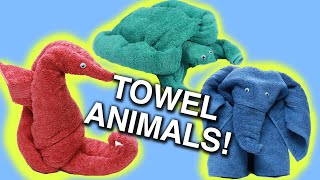 How To Make Towel Animals [upl. by Hpesoj]