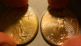 1 oz Gold Eagle FAKE vs REAL [upl. by Rudd]