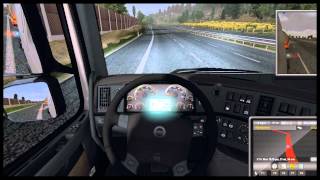 PC Euro Truck Simulator 2 How to get smooth steering settings 1080p [upl. by Atinihc285]