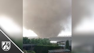 Tornado in Schwalmtal Anwohner filmt Windhose [upl. by Haniraz596]