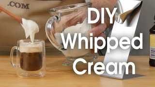 DIY whipped cream in 60 seconds [upl. by Niak884]