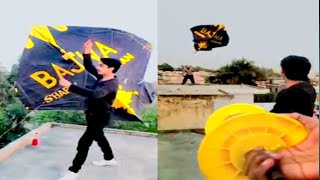 6 Tawa Big Kite Flying In Pakistan [upl. by Aznerol]