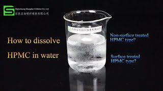 How to dissolve HPMC in water [upl. by Dnalyk]