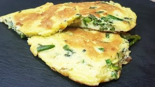 FRITTATA DI ASPARAGI SEMPLICE VELOCE E BUONISSIMA  FoodVlogger [upl. by Allekim]