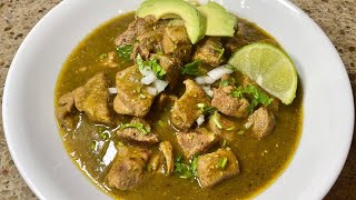 HOW TO MAKE CHILI VERDE PORK [upl. by Annayhs]