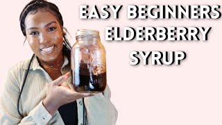 How to Make Elderberry Syrup from Dried Berries Alkaline Approved [upl. by Lorette]