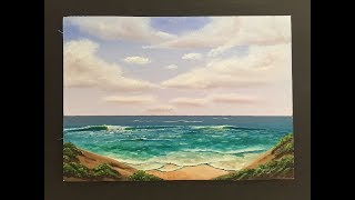 194 How to paint realistic beach quotbeginnersquot [upl. by Blumenthal]