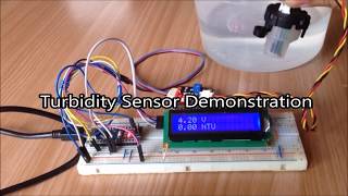 Arduino Turbidity Sensor Demonstration [upl. by Kaufman]