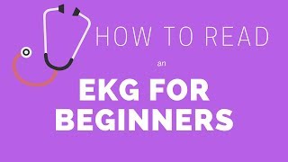 How to Read an EKG  ECG Reading Beginners Guide [upl. by Neelra]