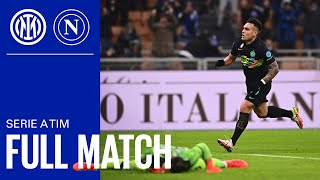 FULL MATCH  INTER vs NAPOLI  202122 SERIE A TIM  MATCHDAY 13 ⚫🔵🇮🇹 [upl. by Ednarb]