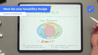 The New Notability Design  Version 14 [upl. by Eboh811]