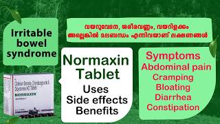 Normaxin Tablet  Irritable bowel syndrome  abdominal pain  cramping bloating  constipation [upl. by Ntsuj]