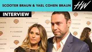 Scooter Braun Reveals How He Fell In Love With His Wife Yael Cohen Braun  Hollywire [upl. by Leventhal]