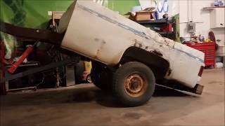 DIY Hydraulic Dump Pickup Box Trailer [upl. by Tyrone]