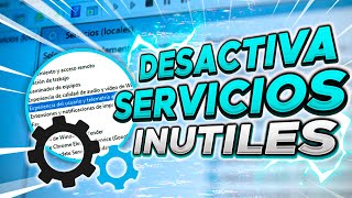 DESHABILITA ESTOS Servicios Innecesarios  Optimiza Windows 10 al 100  MAXIMO Rendimiento [upl. by Folly]