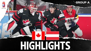 Highlights  Canada vs Austria  2024 MensWorlds [upl. by Xenophon]