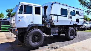 Huge LMTV Military 4X4 Overland Camper Walk Around [upl. by Terencio]