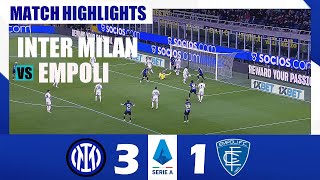 Inter vs Empoli 31  2025 Serie A  Match Highlights [upl. by Siocnarf]