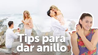 Propuesta de matrimonio TIPS  Entre Boda y Boda  Marriage proposal [upl. by Ehpotsirhc]