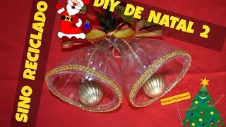 DIY de Natal 2  Sino reciclado [upl. by Joyann998]