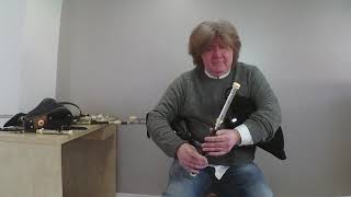 Fred Morrison Uilleann Pipes  Practice Set Video 13 [upl. by Ahsykal324]