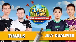 World Championship  July Qualifier  FINALS  Clash of Clans [upl. by Ihn]