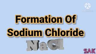 Formation Of Sodium Chloride Molecule [upl. by Teak]