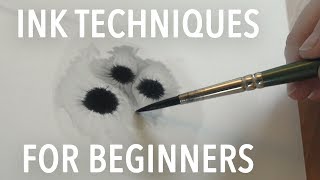 Ink Drawing Techniques for Beginners [upl. by Meeharb]