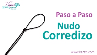 DIY ¿Cómo hacer un Nudo Corredizo  Karatips [upl. by Adlev215]