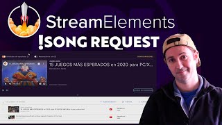 Cómo usar Song Request de StreamElements  Solicitar Música en tu Stream [upl. by Alledi]