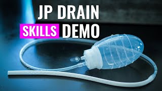 How to use a JP drain  JacksonPratt Drain [upl. by Nickolas]