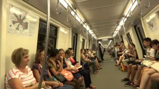 Ride on the metro in Bucharest Romania [upl. by Sanjiv]