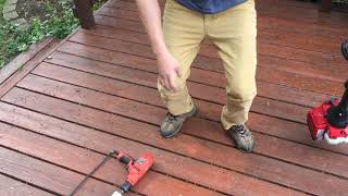 How to start a string trimmer with a drill [upl. by Thera]