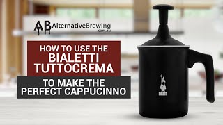 How to Use the Bialetti Tuttocrema Milk Frother [upl. by Atinor279]